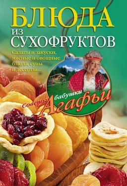 Агафья Звонарева Блюда из сухофруктов обложка книги