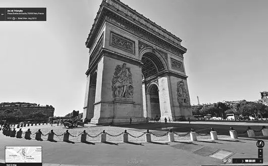 Триумфальная арка Вид с улицы Google Street View Google Inc - фото 5