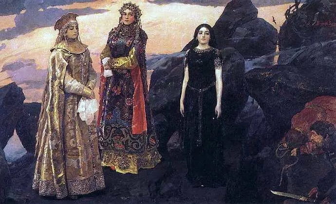 В Васнецов Три царевны подземного царства Согласно преданиям люди - фото 113