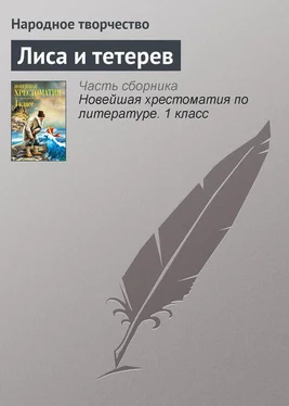 Народное творчество Лиса и тетерев обложка книги