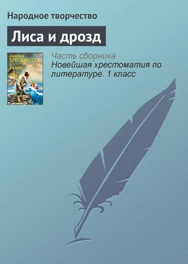 Народное творчество Лиса и дрозд обложка книги