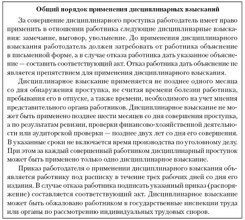 Рис 91Общий порядок применения дисциплинарных взысканий Необходимо помнить и - фото 34