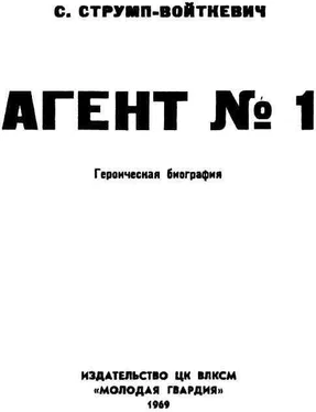 Станислав Струмп-Войткевич Агент № 1 обложка книги