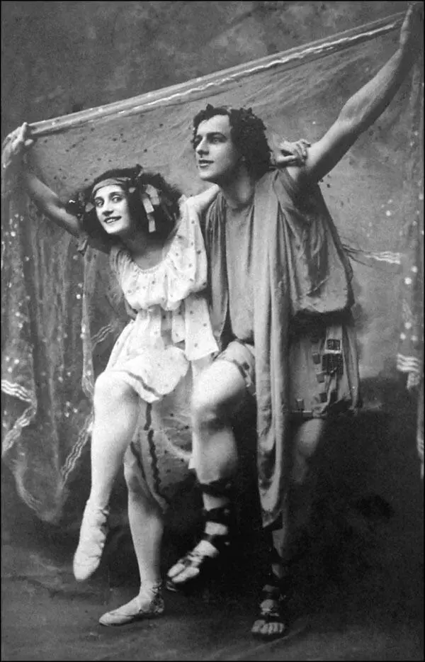 Михаил Мордкин и Анна Павлова в постановке Вакханалия НьюЙорк 1910 г Она - фото 56