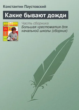 Константин Паустовский Какие бывают дожди обложка книги