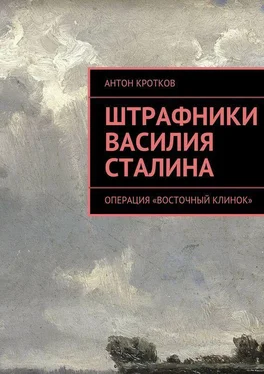 Антон Кротков Штрафники Василия Сталина обложка книги