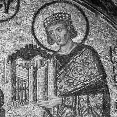 Равноапостольный император Константин Великий Фрагмент мозаики Собор Святой - фото 1