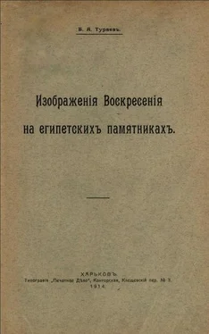 Борис Тураев Изображения воскресения на египетских памятниках обложка книги