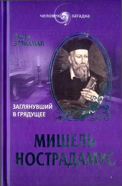 Вадим Эрлихман Мишель Нострадамус. Заглянувший в грядущее обложка книги