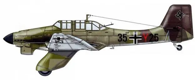 Ju 87А 5StG 163 Immelmann Гротткау Силезия январь 1939 г Камуфляж - фото 27