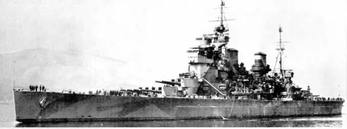 Дюк оф Йорк покидает завод Джон Браун Сентябрь 1941 г Линейный корабль - фото 97