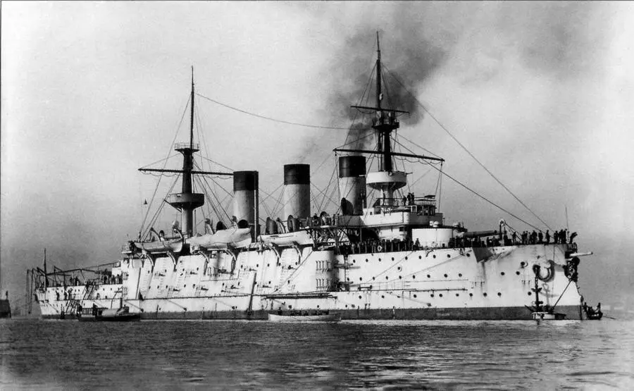 Эскадренный броненосец Пересвет в Средиземном море Конец 1901 года Ф - фото 16