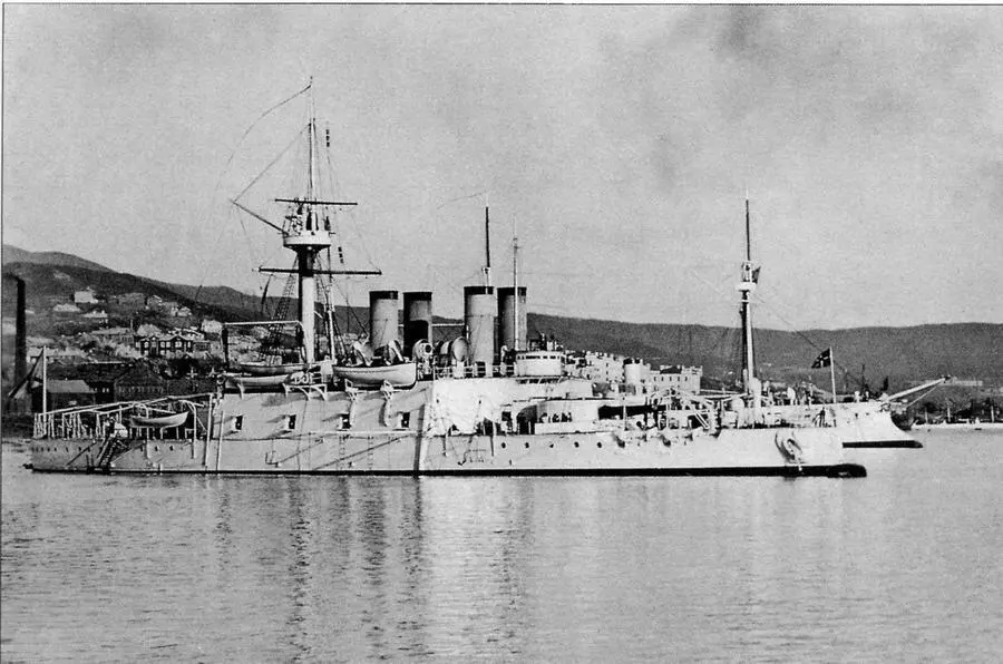 Эскадренный броненосец Наварин во Владивостоке Сентябрь 1901 года Ф - фото 9
