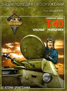 Илья Мощанский Легкие танки семейства Т-40. «Красные» разведчики обложка книги