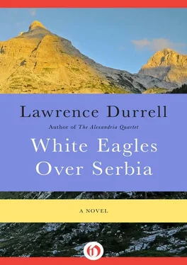 Lawrence Durrell White Eagles Over Serbia обложка книги