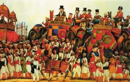 Выезд махараджи в Дели Его окружают английские чиновники В 1773 г британский - фото 338