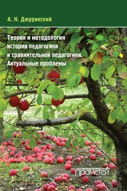 Александр Джуринский Теория и методология истории педагогики и сравнительной педагогики. Актуальные проблемы обложка книги