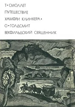 Тобайас Смоллет Путешествие Хамфри Клинкера. Векфильдский священник обложка книги