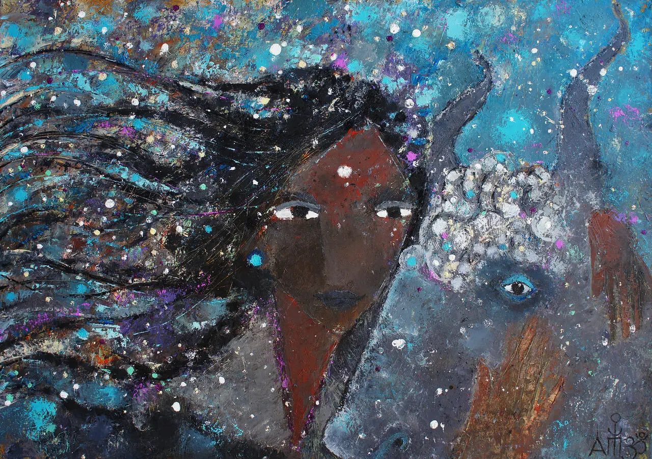 Tibetan series of paintings Тибет Созвездие Яка Tibet Constellation of - фото 18
