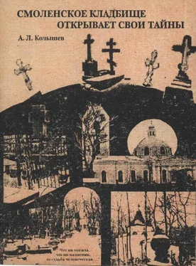 Колышев Смоленское кладбище открывает тайны обложка книги