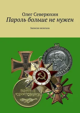 Олег Северюхин Пароль больше не нужен. Записки нелегала обложка книги