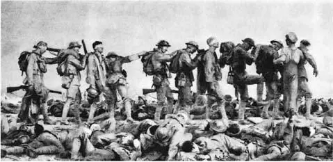 The only sound The soldiers in the foreground lie sleeping or resting - фото 16