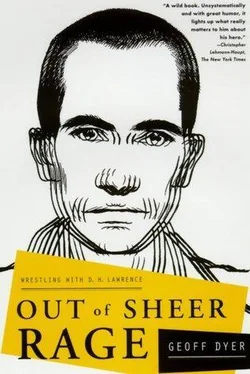 Geoff Dyer Out of Sheer Rage: Wrestling With D.H. Lawrence обложка книги