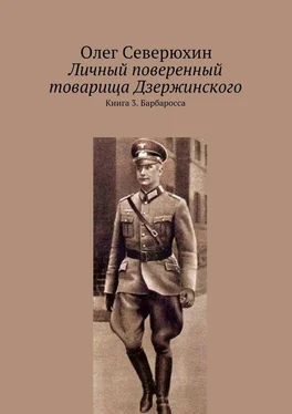 Олег Северюхин Личный поверенный товарища Дзержинского. Книга 3. Барбаросса обложка книги