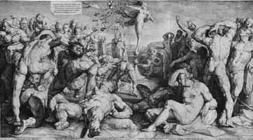Ян Мюллер по рисунку Корнелиса ван Харлема Фортуна раздающая дары1590 - фото 16