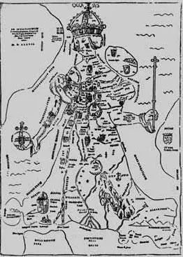 Иоганн Лапт Europa in forma virginis1537 Тирольский национальный музей - фото 190