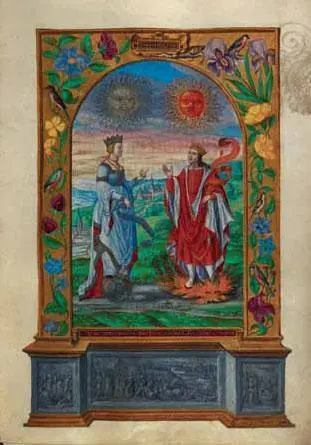 65 Гийярде Мулен Историческая библия1356 1357 Royal MS 17 E VII vol 1 - фото 278