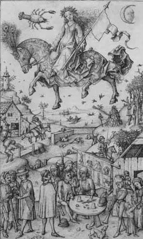 Мастер Домашней книги из замка ФольфегОк 1480 Германский Национальный - фото 74