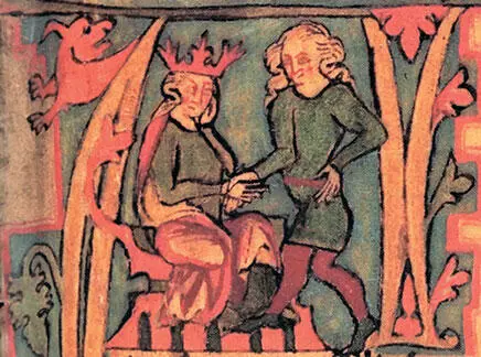 Король Харольд I получает Норвегию из рук своего отца Иллюстрация из Книги с - фото 48