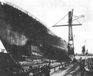 Эрзац Блюхер Граф Шпее перед спуском на воду 15 сентября 1917 г - фото 55