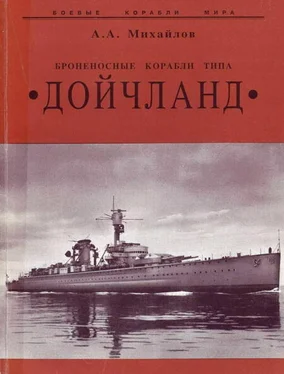 Андрей Михайлов Броненосные корабли типа “Дойчланд” обложка книги