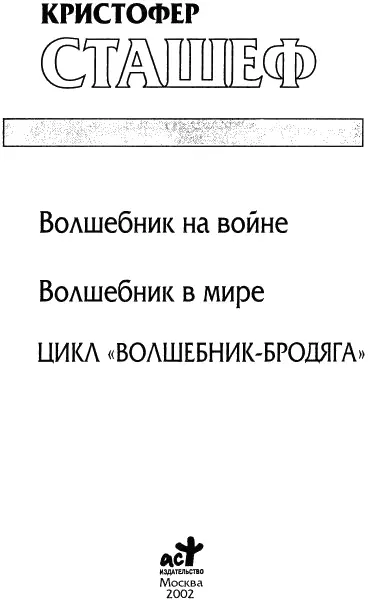 Кристофер Сташеф Волшебник на войне Волшебник в мире Из цикла - фото 1