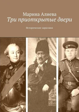 Марина Алиева Три приоткрытые двери. Исторические зарисовки обложка книги