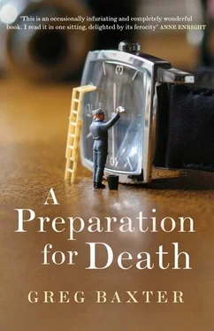 Greg Baxter A Preparation for Death обложка книги