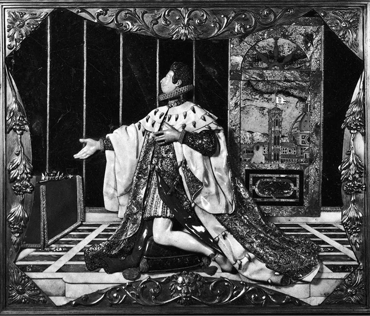 Рис 12 Орацио Моки и Джованни Биливерт Портрет Козимо II Мозаика - фото 2