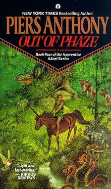 Piers Anthony Out of Phaze обложка книги