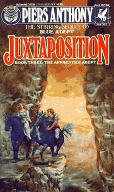 Piers Anthony Juxtaposition обложка книги