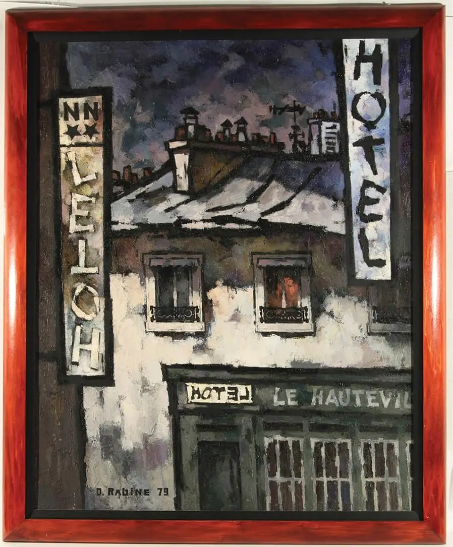 Оскар Рабин Отели на rue dHauteville 1979 г 736 Продано на аукционе - фото 85
