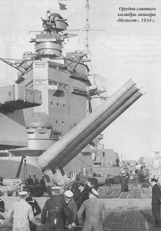 Орудия главного калибра линкора Нельсон 1934 г Такое групповое - фото 10
