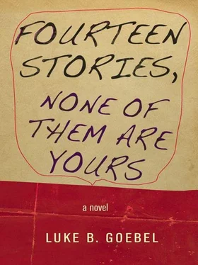 Luke Goebel Fourteen Stories, None of Them Are Yours обложка книги