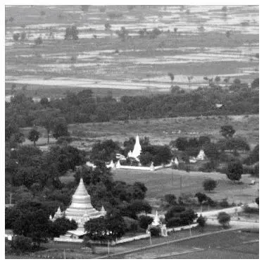 121176 From the terrace of Sutaungpyai flooded fields gleaming through hazy - фото 107