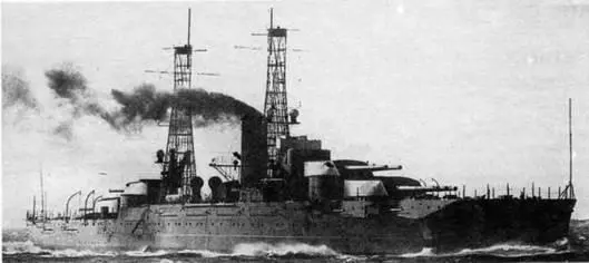 Линейный корабль Nevada в 1916 вверху 1917 в центре и 1920 гг - фото 59
