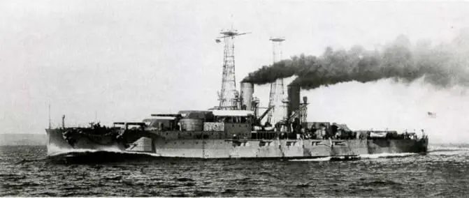Линейный корабль Дэлавер в годы первой мировой войны - фото 123
