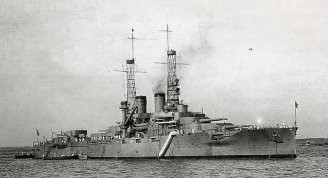 Линейный корабль Арканзас в годы первой мировой войны Арканзас проходит - фото 154
