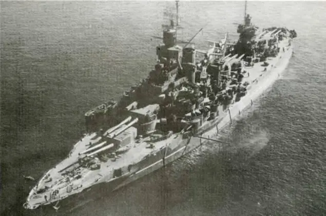 Арканзас в годы второй мировой войны Линейный корабль Вайоминг в годы - фото 169