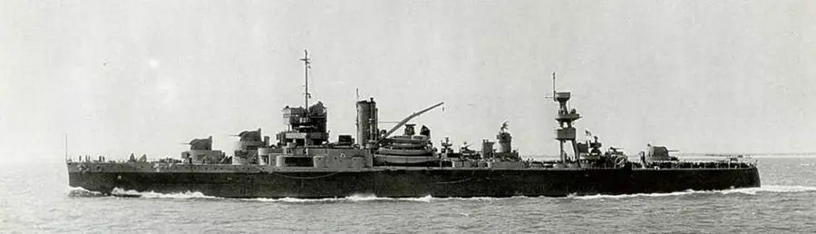 Линейный корабль Вайоминг в годы второй мировой войны - фото 170